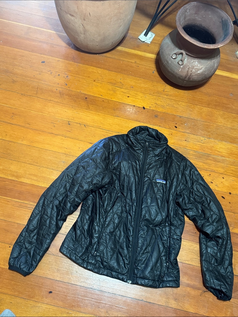 Patagonia Black Quilted Lightweight Jacket